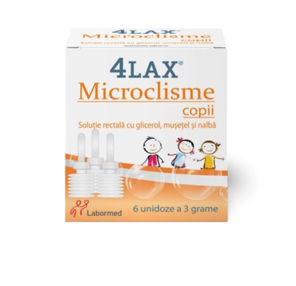 4Lax Microclisme copii x 6 unidoze