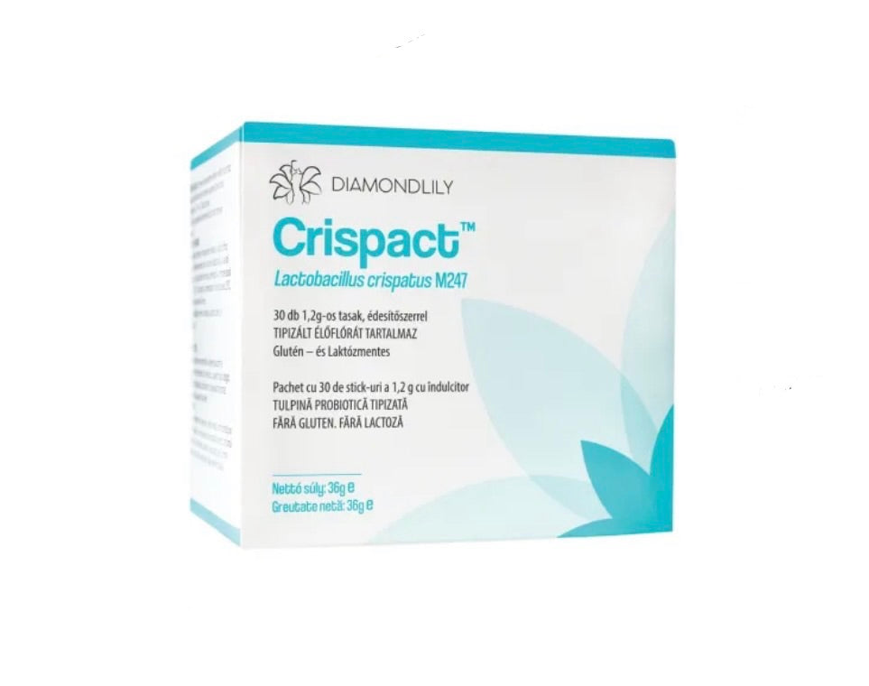 CRISPACT,prebiotic pentru flora vaginala, 30 plicuri, Adexilis