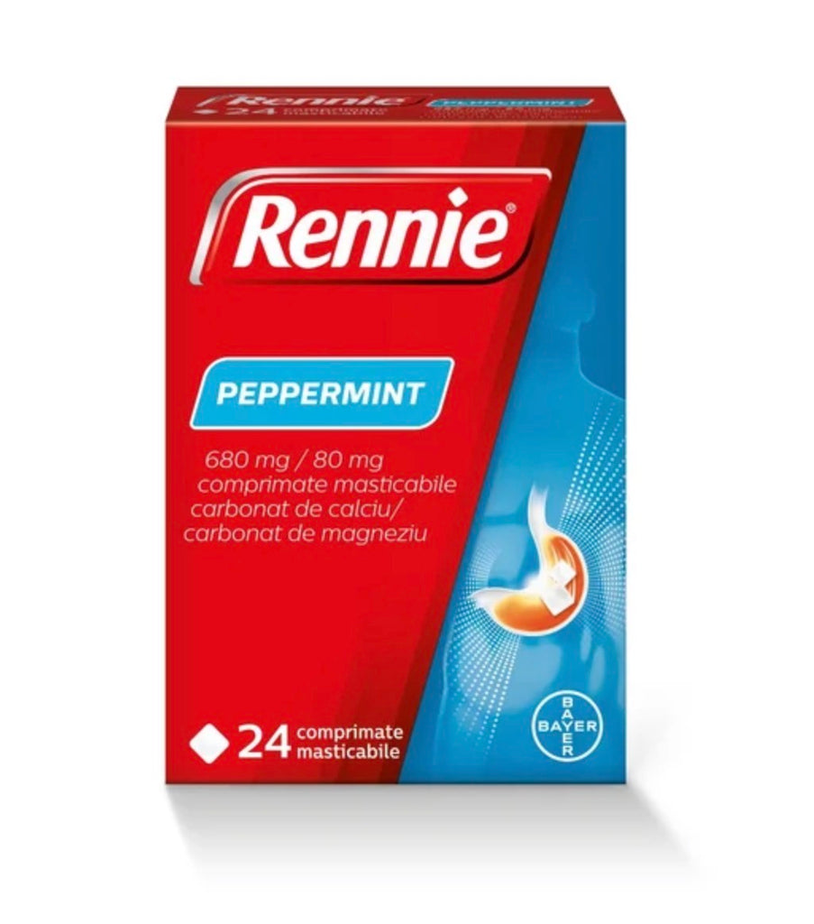 RENNIE PEPPERMINT 24 COMPRIMATE