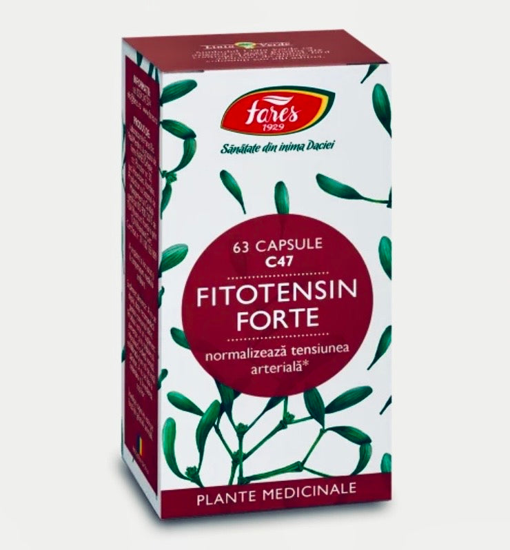 FITOTENSIN FORTE C47,  63 CAPSULE FARES