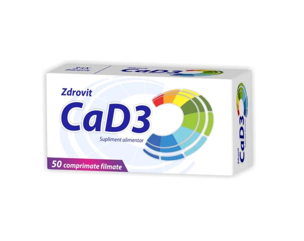 CALCIU + D3 , 50 COMPRIMATE , ZDROVIT
