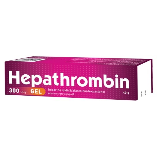 HEPATHROMBIN GEL 300UI 40 GRAME