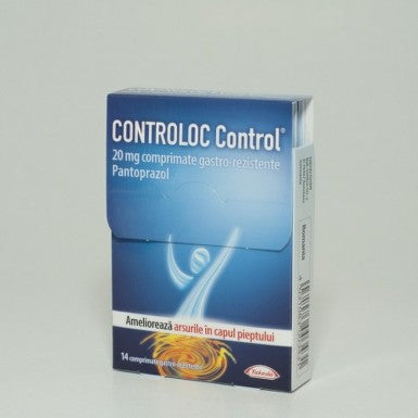 CONTROLOC CONTROL 20MG X14 COMPRIMATE GASTROREZISTENTE