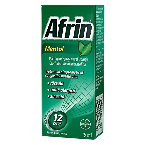 AFRIN MENTOL 0,5 MG/ML SPRAY NAZAL