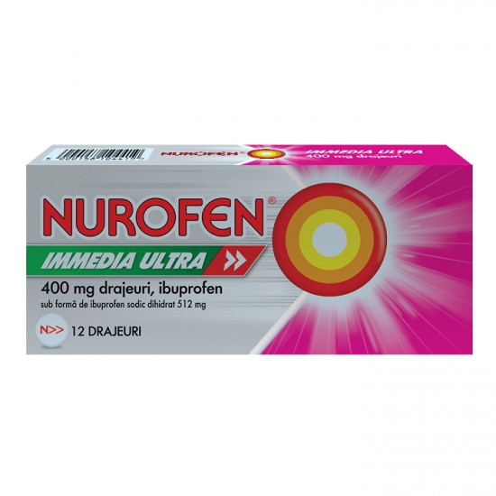 NUROFEN IMMEDIA ULTRA 400 MG 12 DRAJEURI