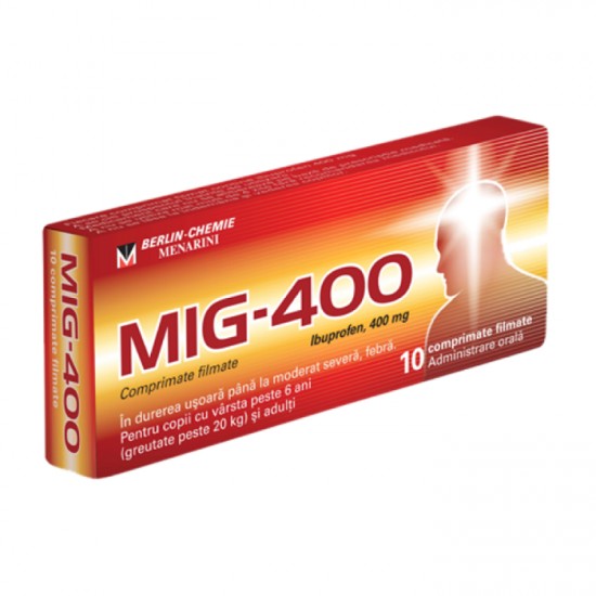MIG 400 , 10 COMPRIMATE
