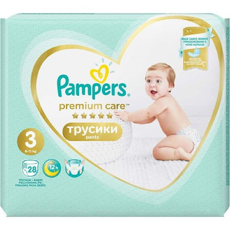 PAMPERS NR 3 PREMIUM CARE 28 BUC