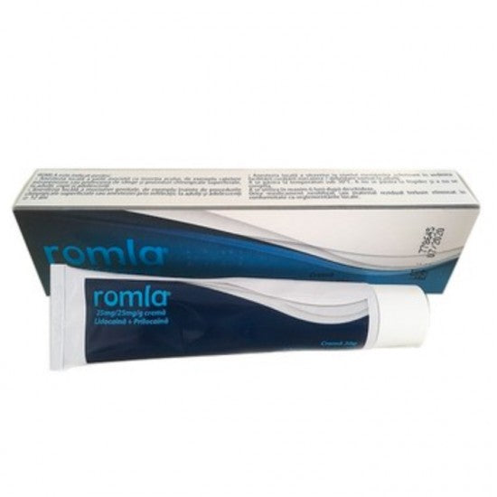 ROMLA CREMA CU LIDOCAINA SI PRILOCAINA  25MG/25MG/G 30GR