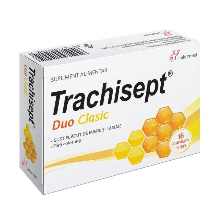 TRACHISEPT DUO CLASIC 16 COMPRIMATE