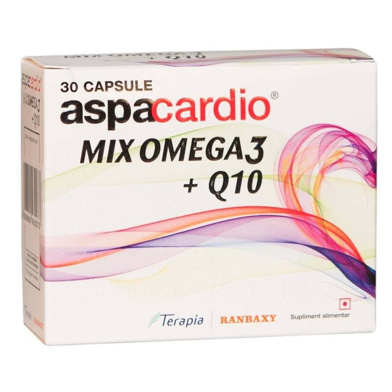 ASPACARDIO MIX OMEGA3 + Q10 x 30 CAPSULE