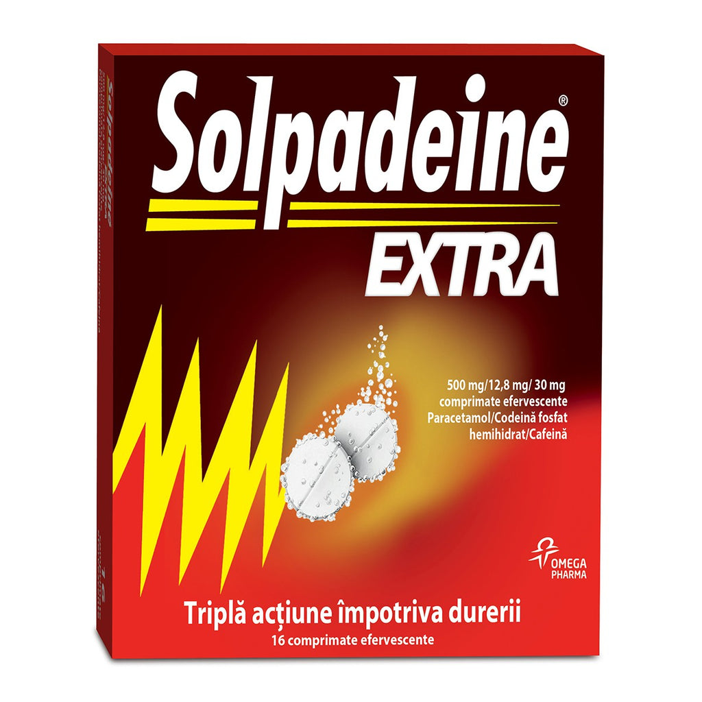 SOLPADEINE EXTRA 16 COMPRIMATE EFERVESCENTE OMEGA PHARMA