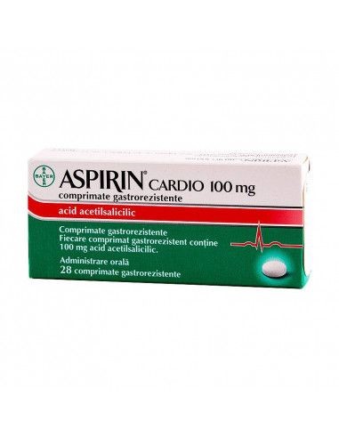 ASPIRIN CARDIO 100 MG 28 COMPRIMATE
