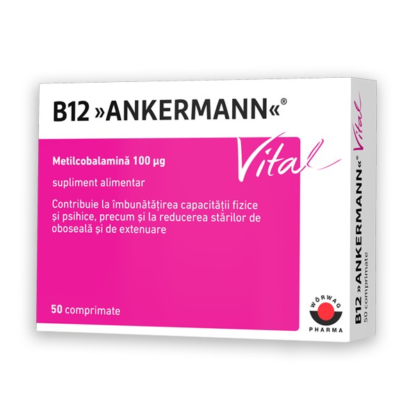 VITAMINA B12 ANKERMANN 100MCG 50 COMPRIMATE