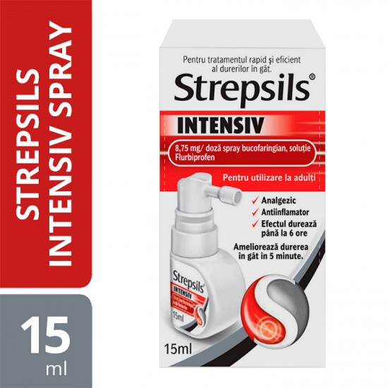 STREPSILS INTENSIV SPRAY 15 ML