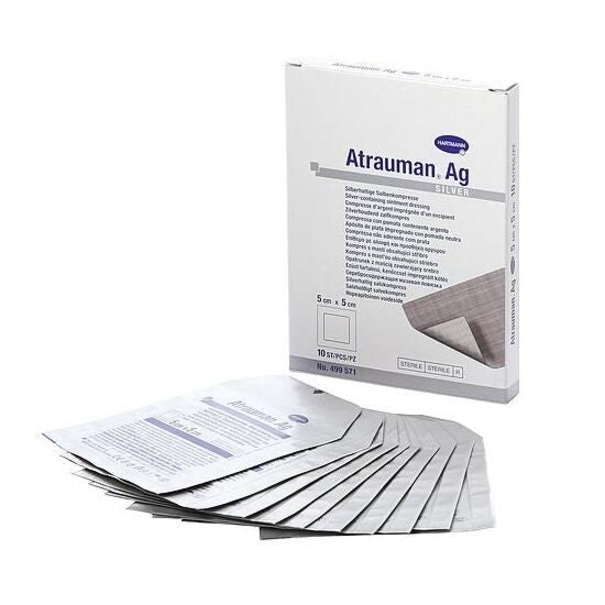 ATRAUMAN AG PANSAMENT 5x5 CM  10 BUCATI