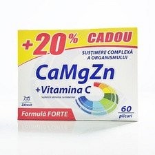 CA+MG+ZN+C FORTE X 60 PL  (20% CADOU) ZDROVIT