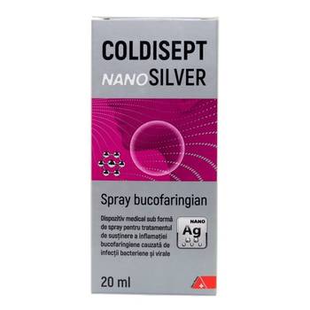 COLDISEPT NANO SILVER SPRAY BUCOFARINGIAN 20ML