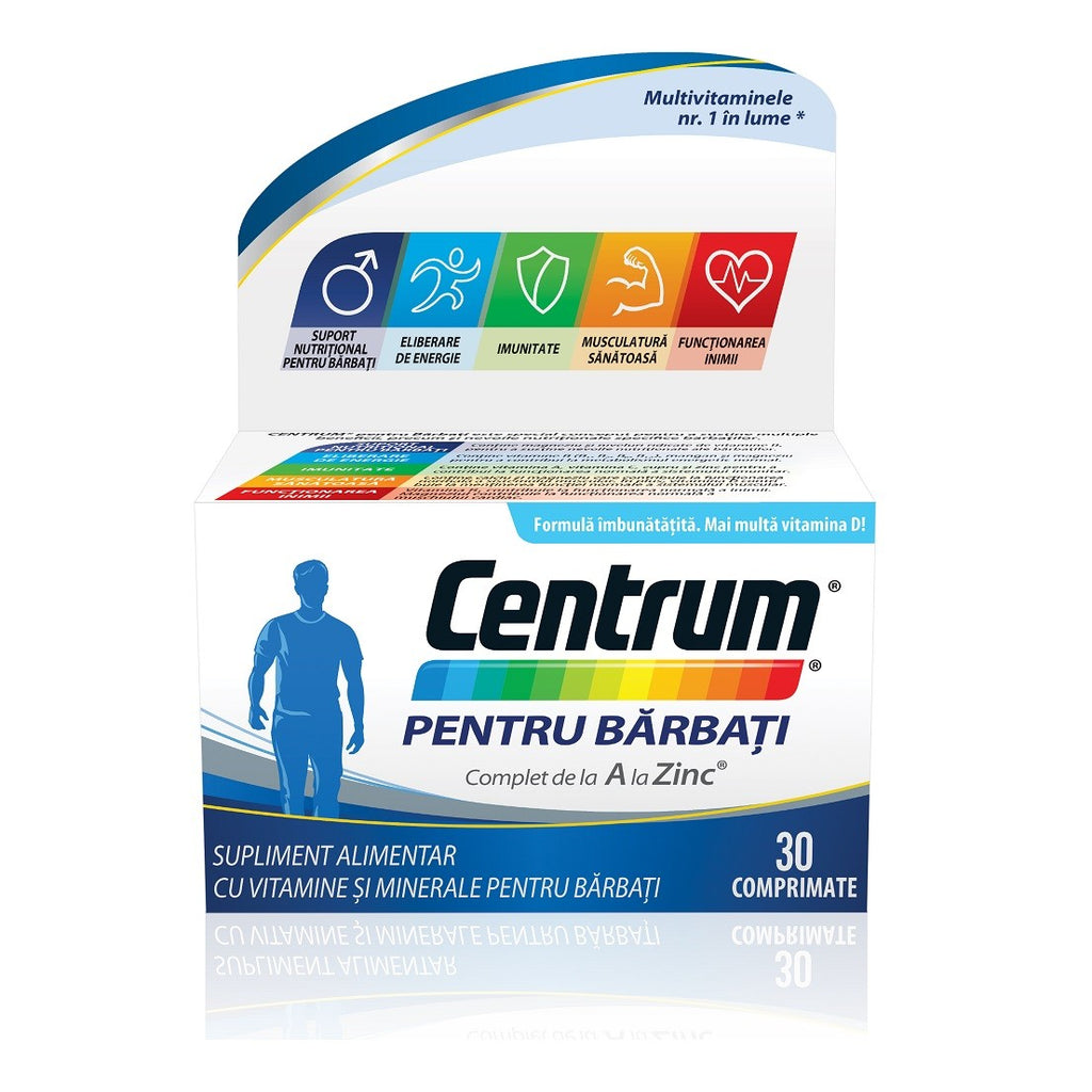 CENTRUM A-Z PENTRU BARBATI X 30 COMPRIMATE