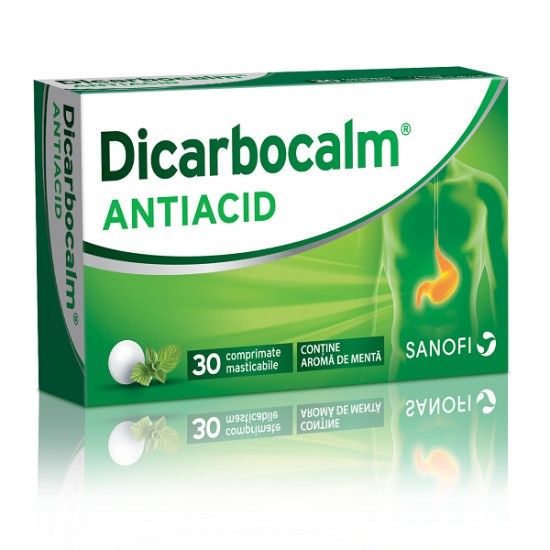 DICARBOCALM 30 COMPRIMATE MASTICABILE