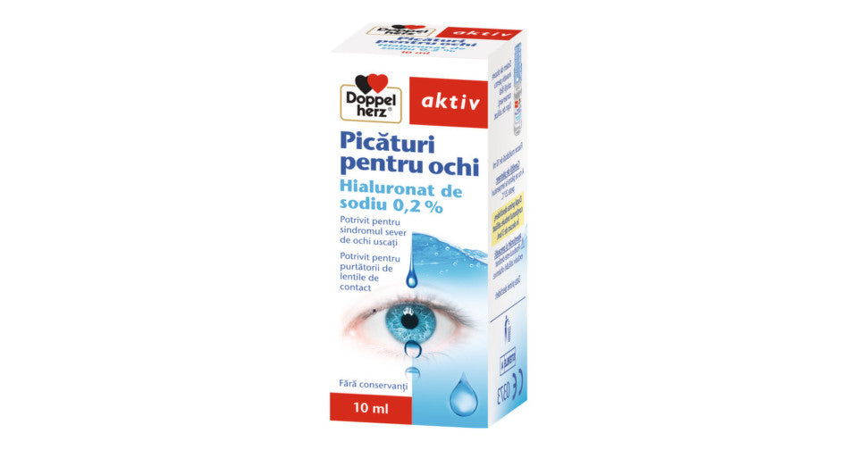 DOPPELHERZ AKTIV PICATURI PENTRU OCHI 0.2% HIALURONAT DE SODIU 10 ML