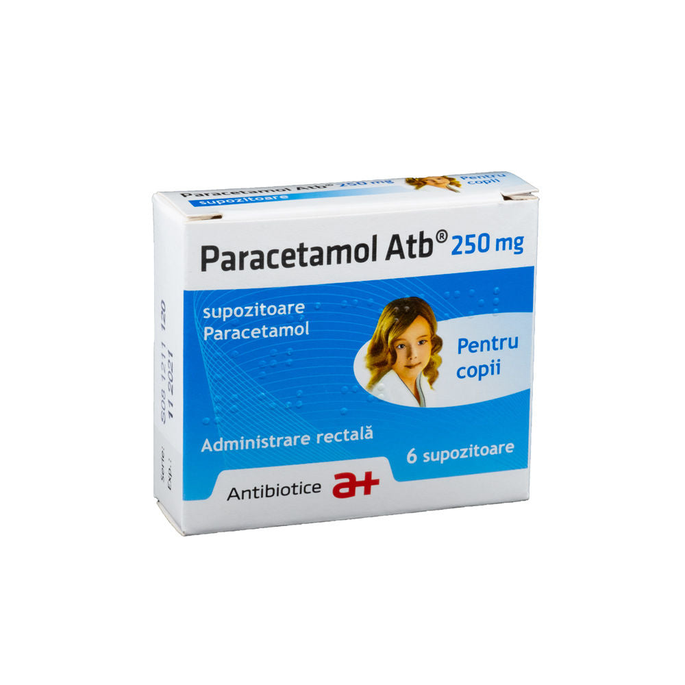 PARACETAMOL 250 MG 6 SUPOZITOARE